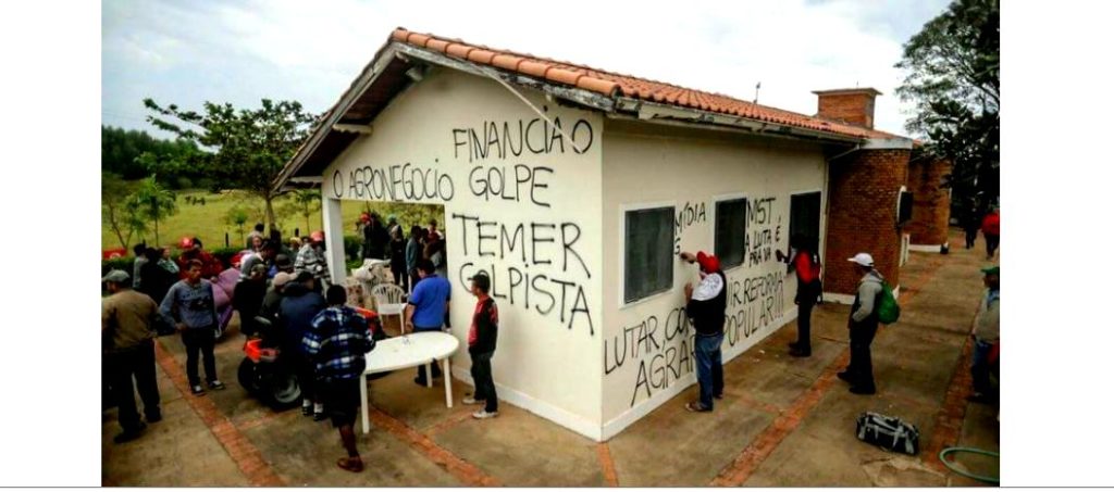 Brasil: MST ocupa hacienda ligada a Temer en São Paulo
